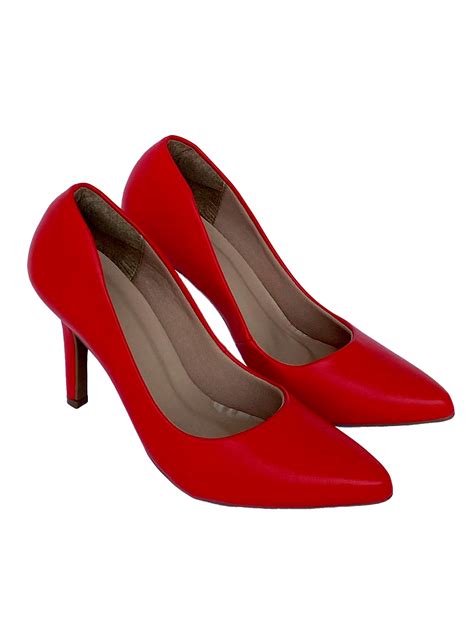 scarpin chanel vermelho|Scarpins & Sandálias .